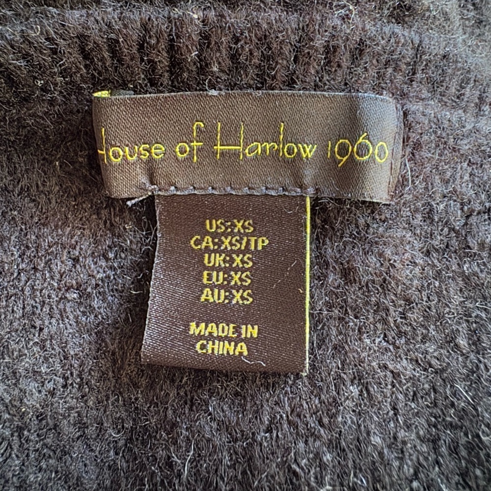 House of Harlow Revolve 1960 Midi Cable Knit Tank Sweater Dress XS - Picture 3 of 5